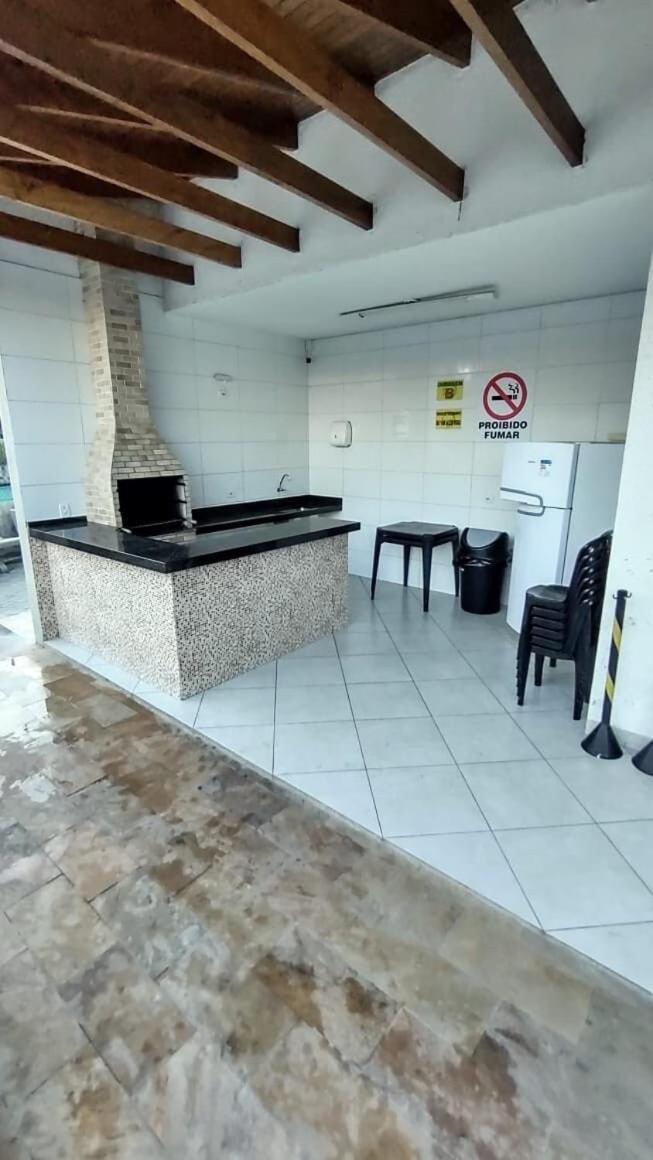 Apartamento Com Piscina Churrasqueira Em Ubatuba Exterior foto