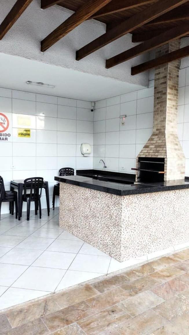 Apartamento Com Piscina Churrasqueira Em Ubatuba Exterior foto